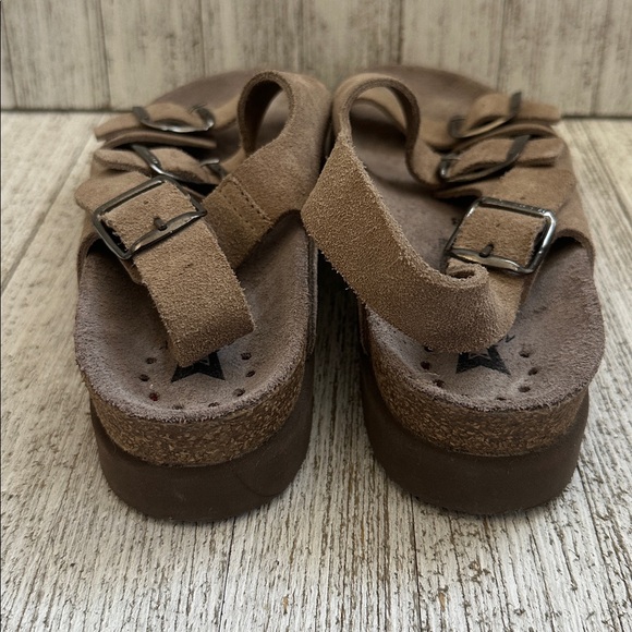 Mephisto Hetty women's sandals in warm grey suede - Picture 7 of 8